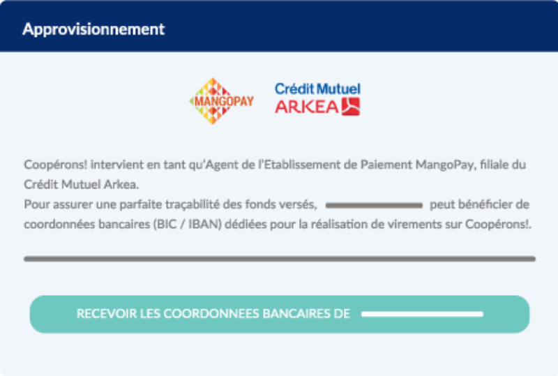 Coopérons! - Aucun échange d'IBAN